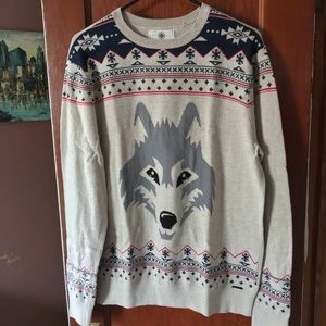 Holiday Wolf Sweater
